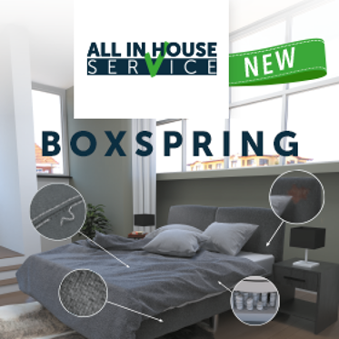 Oranje ‘All in House’ serviceconcept voor boxsprings