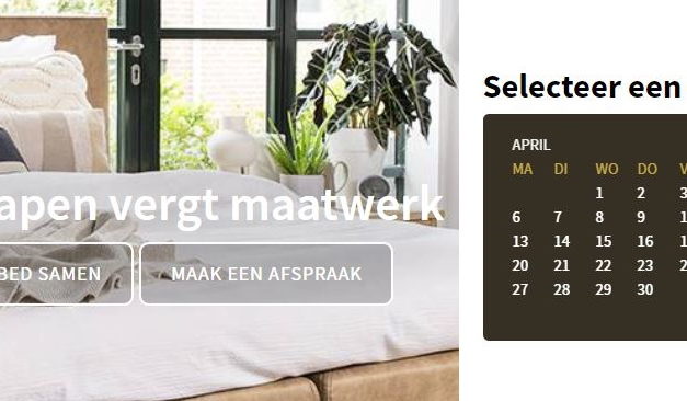 Hml Bedding levert online afspraakmodule op