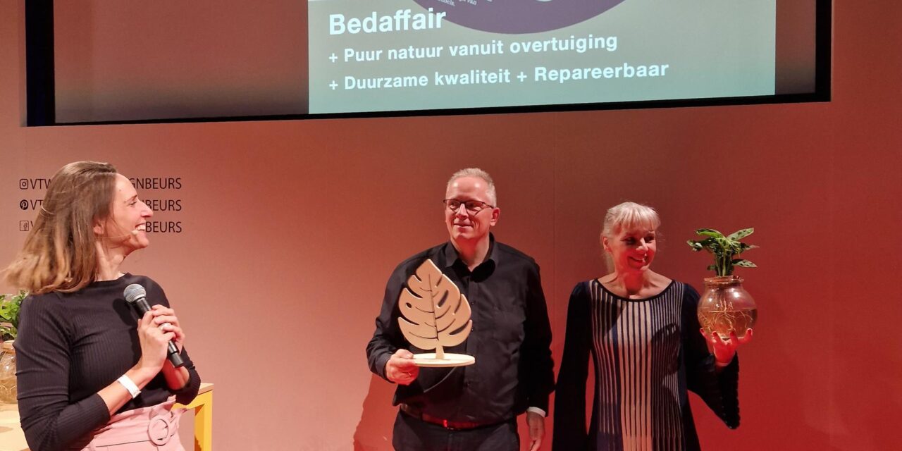 Heemsteeds bedrijf Bedaffair wint award voor beste duurzame merk
