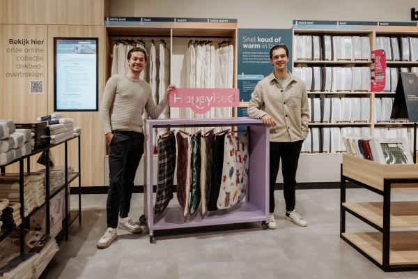 Dekbed zonder overtrek van HappyBed nu in 102 winkels 