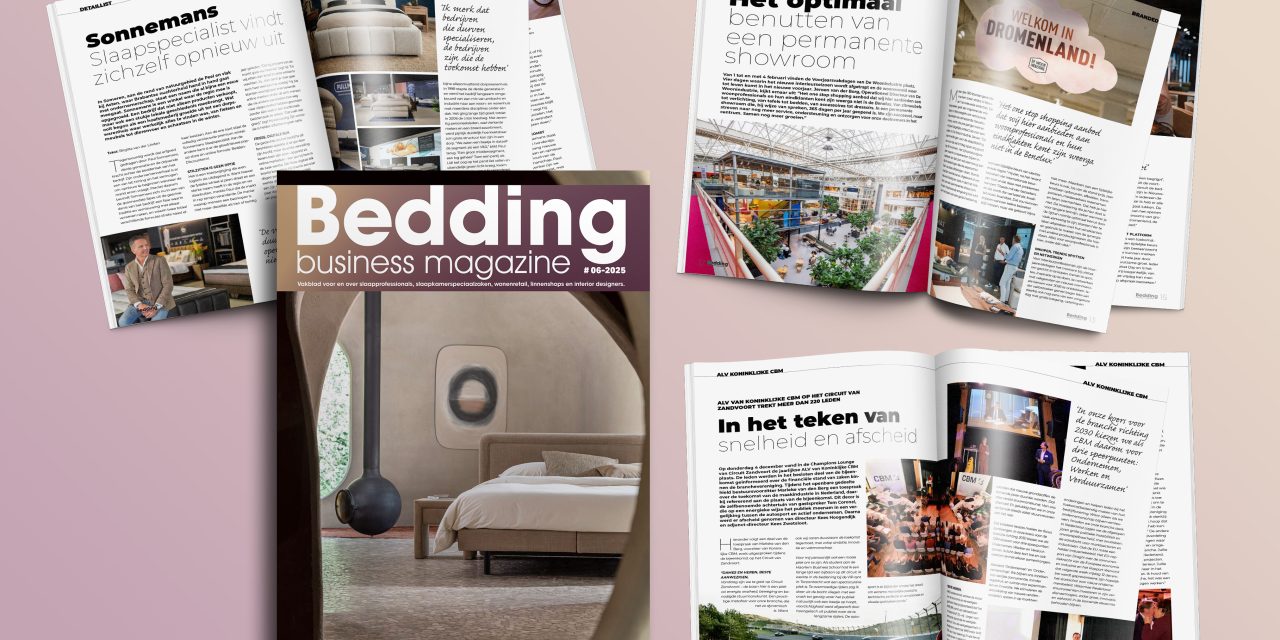 Het nieuwste nummer van Bedding Business Magazine is verschenen